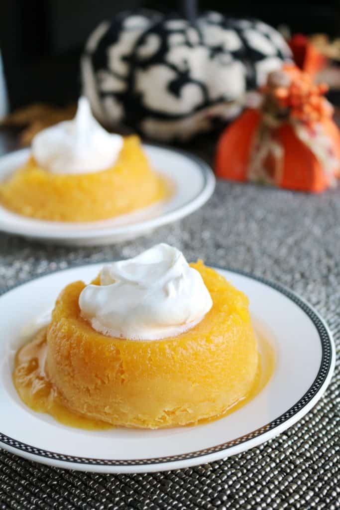 Pumpkin White Chocolate Lava Cakes 3