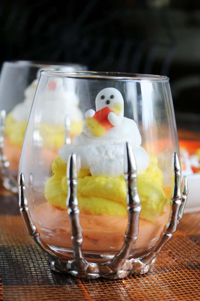 Candy Corn Cheesecake Mousse 2