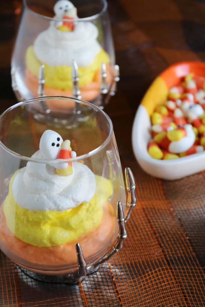 Candy Corn Cheesecake Mousse 3