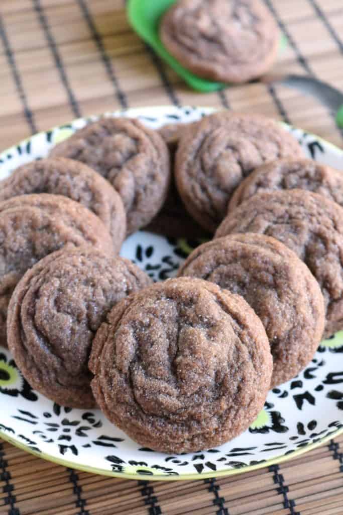 Chewy Chocolate Ginger Molasses Cookies 1