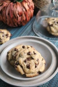 Pumpkin Spice Brown Butter Chocolate Chip Cookies 1