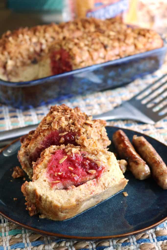 Baked Cranberry Eggnog French Toast 6