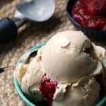 Black Pepper Ice Cream with Strawberry Chia Jam 1