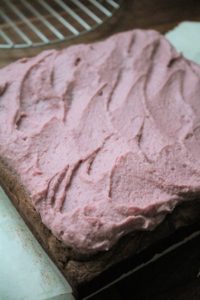 Gluten Free Frosted Red Wine Brownies 1
