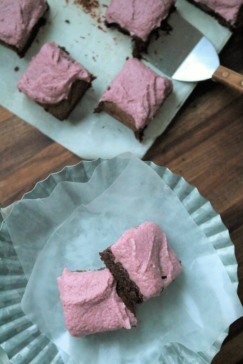 Gluten Free Frosted Red Wine Brownies 2