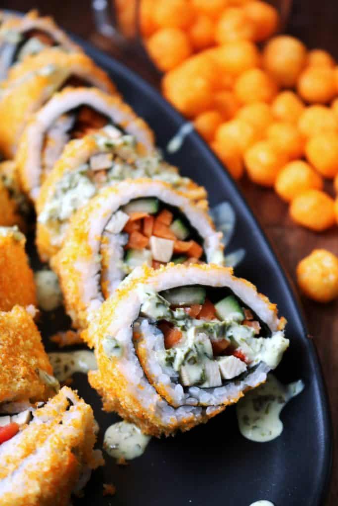 Cheese Doodle Sushi.