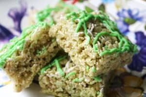 Matcha Rice Crispy Treats 2