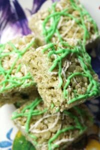 Matcha Rice Crispy Treats 3