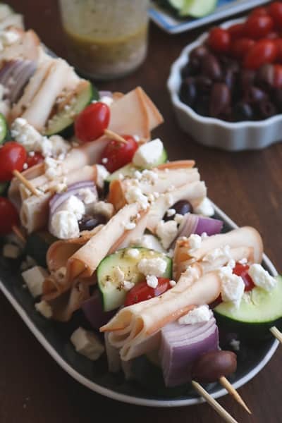 Easy Greek Chicken Skewers 2