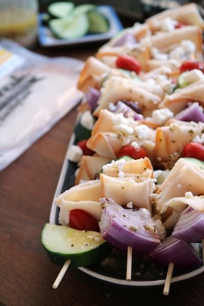 Easy Greek Chicken Skewers 5