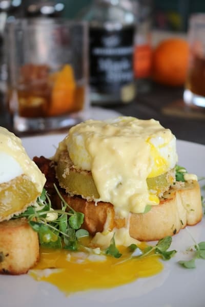 Fried Green Tomato BLT Benedicts 3