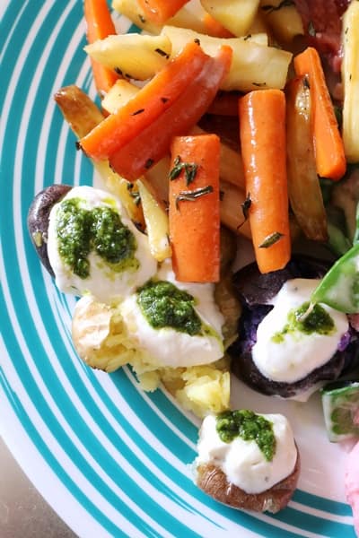 Smashed Potatoes with Lemon Aioli 3