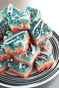 Patriotic Layer Rice Crispy Treats 2