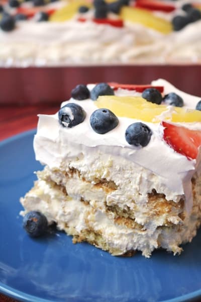 No-Bake Pineapple Lush Dessert Lasagna 3