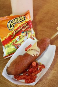 Flamin Hot Cheeto Corn Dog
