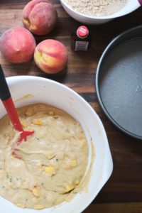 Peach-Basil Coffee Cake 1