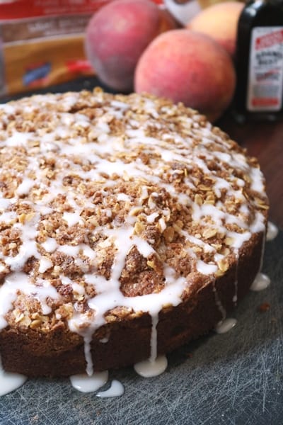 Peach-Basil Coffee Cake 2