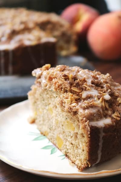 Peach-Basil Coffee Cake 4