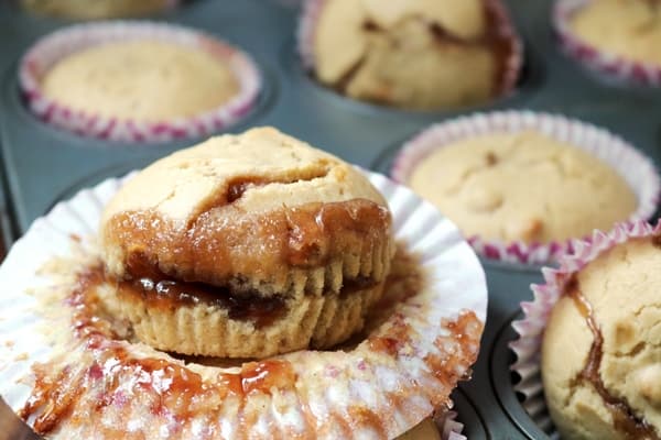 Peanut Butter & Jelly Muffins 3