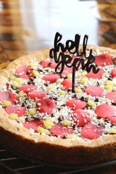 Pizza Cookie Cake 1