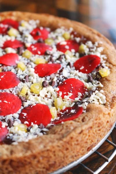 Pizza Cookie Cake Toppings. 