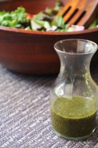 Basil Pesto Salad Dressing 1
