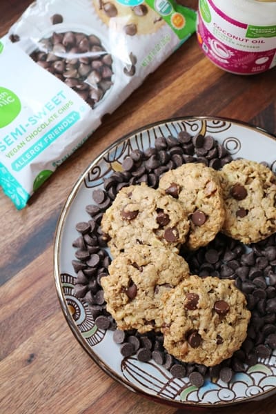 Healthier Oatmeal Chocolate Chip Cookies 4