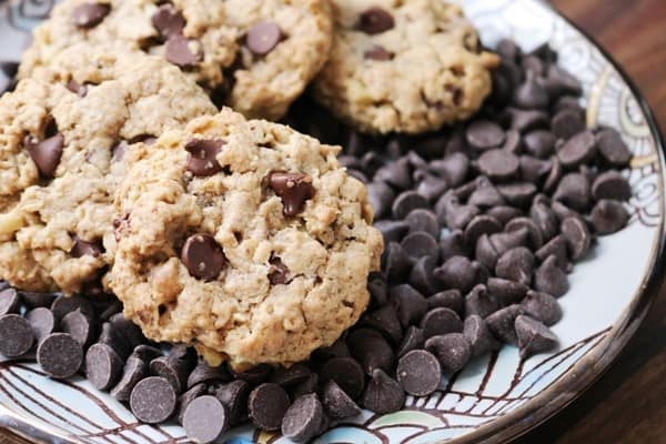 Healthier Oatmeal Chocolate Chip Cookies 5