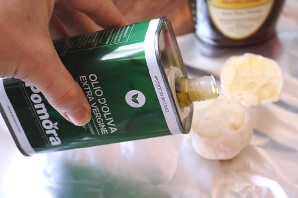 Honey Roasted Garlic Ice Cream with Balsamic Swirl 4