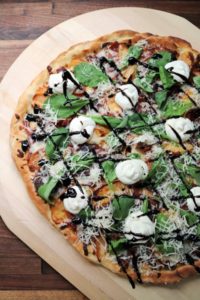 Peach, Prosciutto & Ricotta Pizza 1