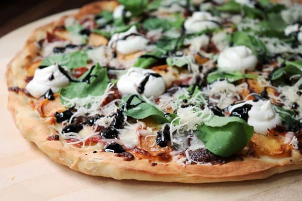 Peach, Prosciutto & Ricotta Pizza 2