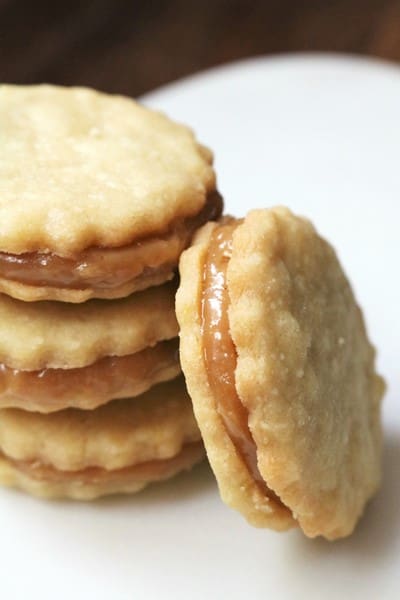 Lemon Cookies with Caramelized Milk Jam by The Spiffy Cookie #recipe #oxobetter #thespiffycookie