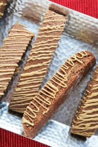 Peanut Butter Stuffed Chocolate Biscotti 1