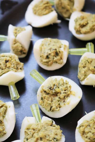 Pesto Deviled Eggs 2