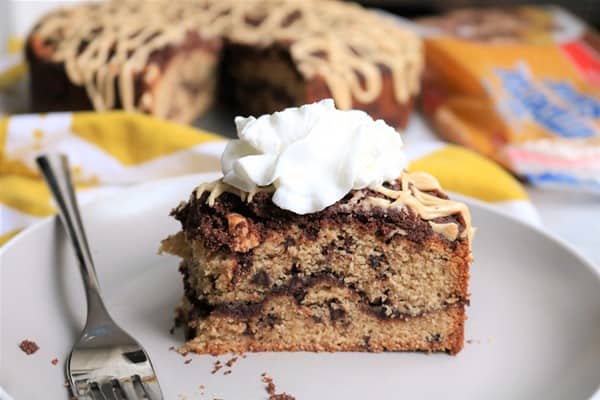 Chocolate Peanut Butter Coffee Cake Swiirl