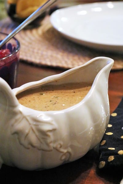 Creamy Poblano Bacon Gravy Boat