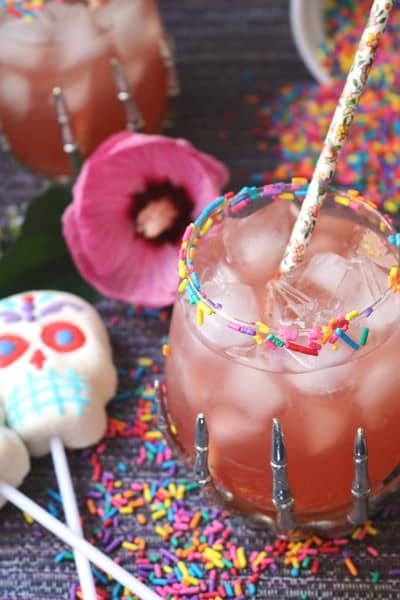 Day of the Dead Margaritas by The Spiffy Cookie #HalloweenTreatsWeek