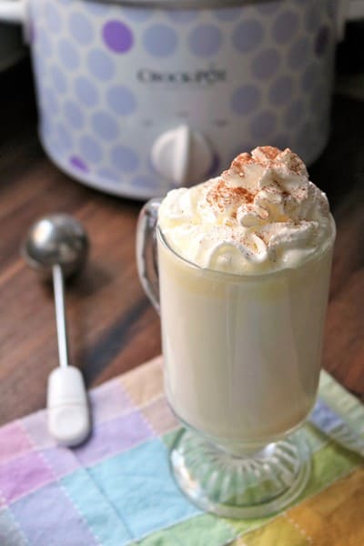 Homemade White Hot Chocolate Crock Pot