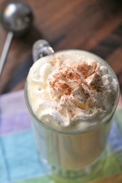 White Hot Chocolate with Whipped Cream