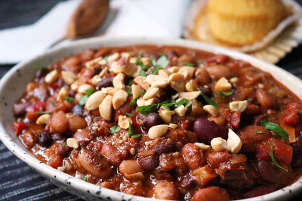 Slow Cooker Vegetarian Chili