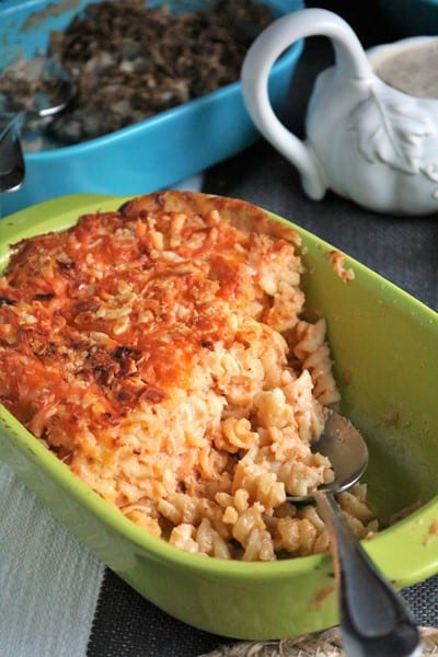 Smoked Cheddar Macaroni & Cheese #recipe