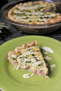 Eggs Benedict Quiche with Hollandaise