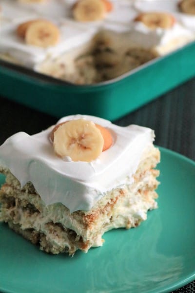 No-Bake Banana Pudding Dessert Lasagna #bananapudding #nobake