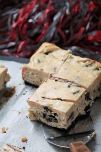Peanut Butter Oreo Cheesecake Bars.