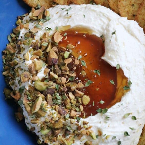 Whipped Feta with Honey and Pistachios