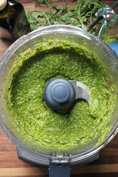Pistachio Arugula Basil Pesto #homemade