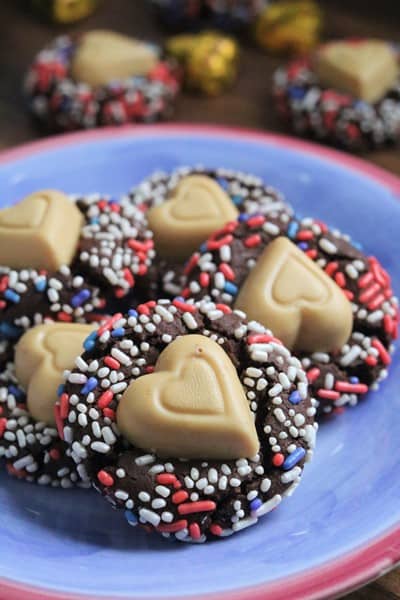 Heart of Gold Chocolate Sprinkle Blossoms #ValentinesDay