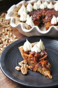 Carrot Cake Pecan Pie #pecanpie