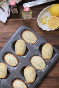 Lemon Poppy Seed Madeleines #madeleines
