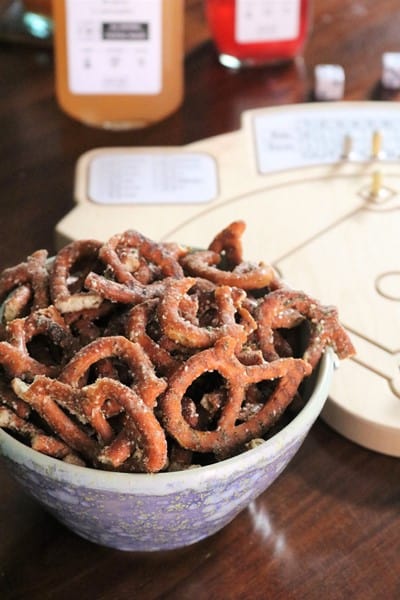 Baseball Game and Pretzels